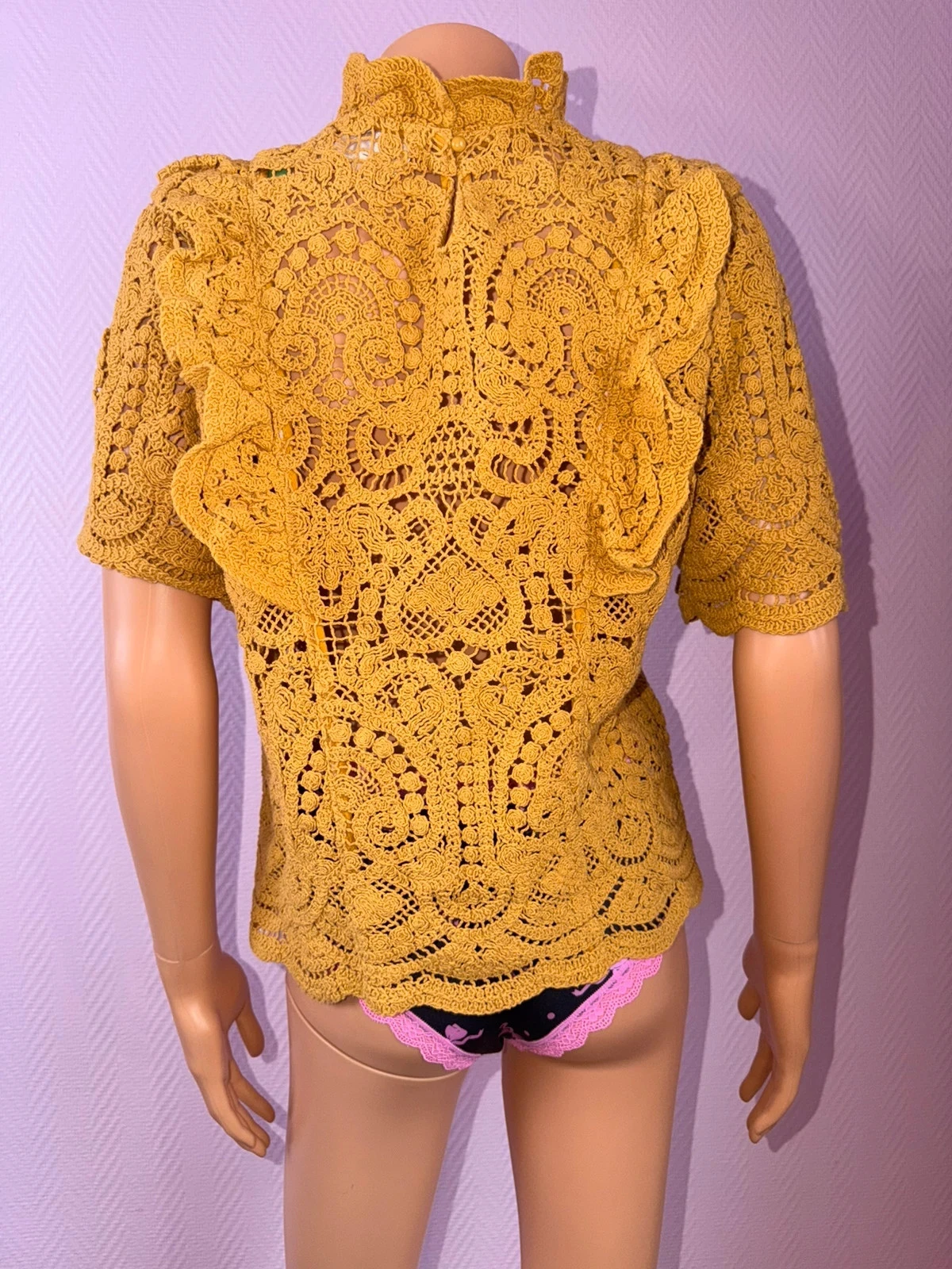 Blusa mujer sezane talla 40 poco usado – photo 3